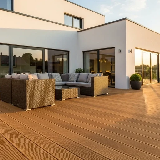 Доска террасная лиственница вельвет 45*142*5000, сорт Э (0,71м2)