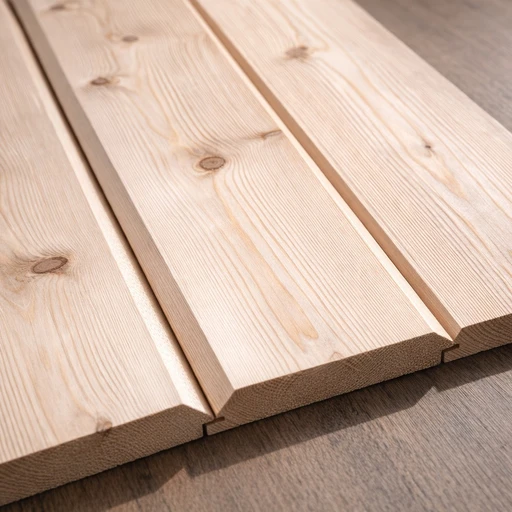 Планкен лиственница прямой 20*142*6000, сорт АВС (0,852м2)