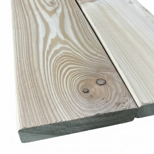 Доска террасная лиственница гладкая 45*120*2500, сорт АВ (0,3м2)