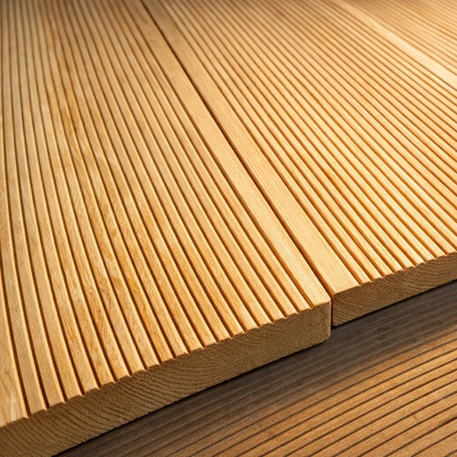 Доска террасная лиственница вельвет 34*90*5000, сорт Классик (0,45м2)